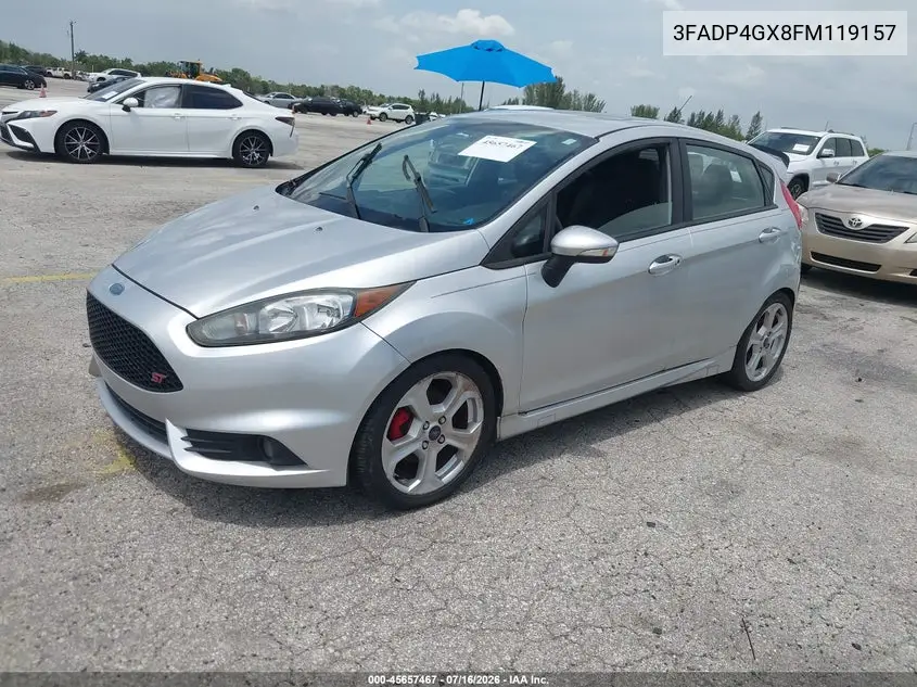 2015 Ford Fiesta St VIN: 3FADP4GX8FM119157 Lot: 45657467