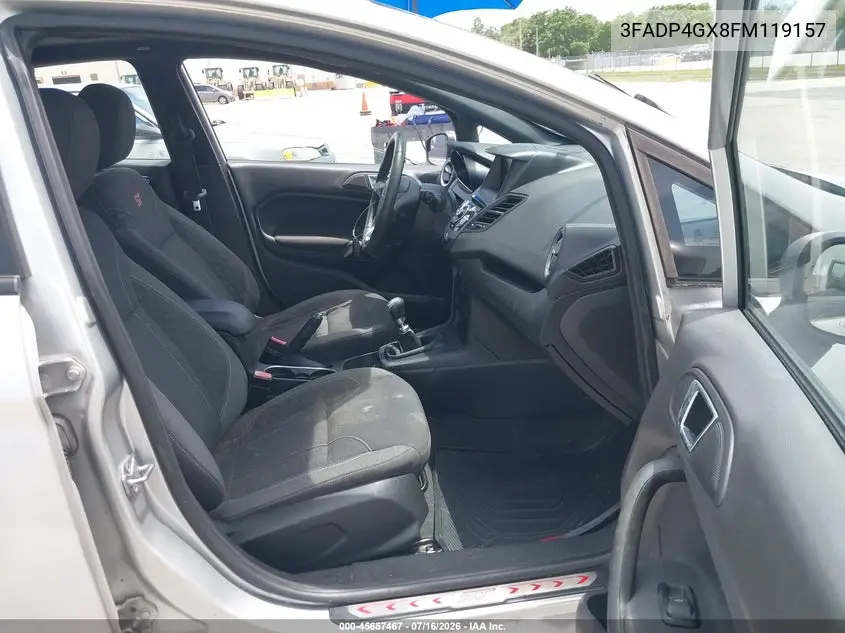 2015 Ford Fiesta St VIN: 3FADP4GX8FM119157 Lot: 45657467