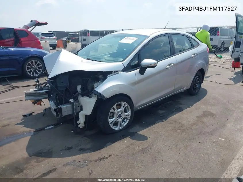 2015 Ford Fiesta Se VIN: 3FADP4BJ1FM117527 Lot: 45663398