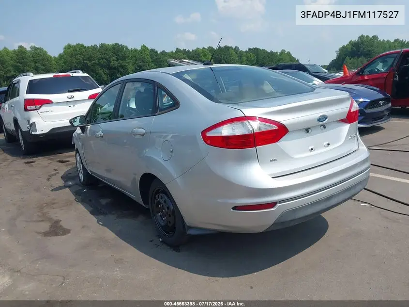 2015 Ford Fiesta Se VIN: 3FADP4BJ1FM117527 Lot: 45663398