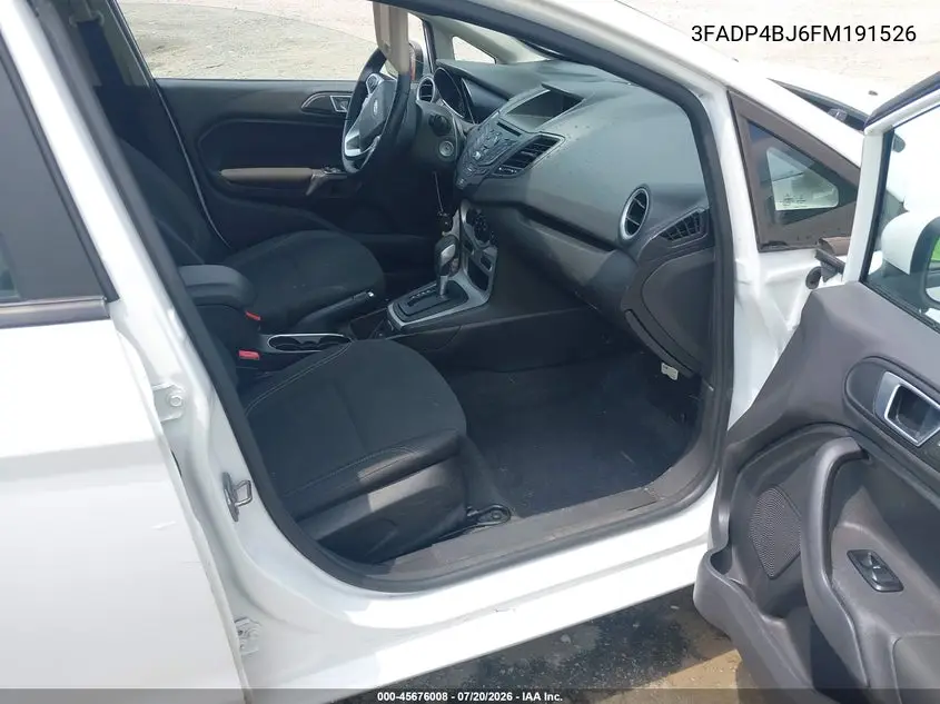 2015 Ford Fiesta Se VIN: 3FADP4BJ6FM191526 Lot: 45676008