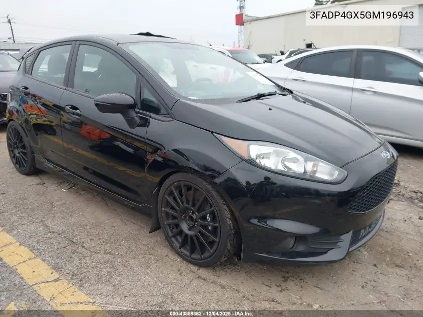 3FADP4GX5GM196943 2016 Ford Fiesta St