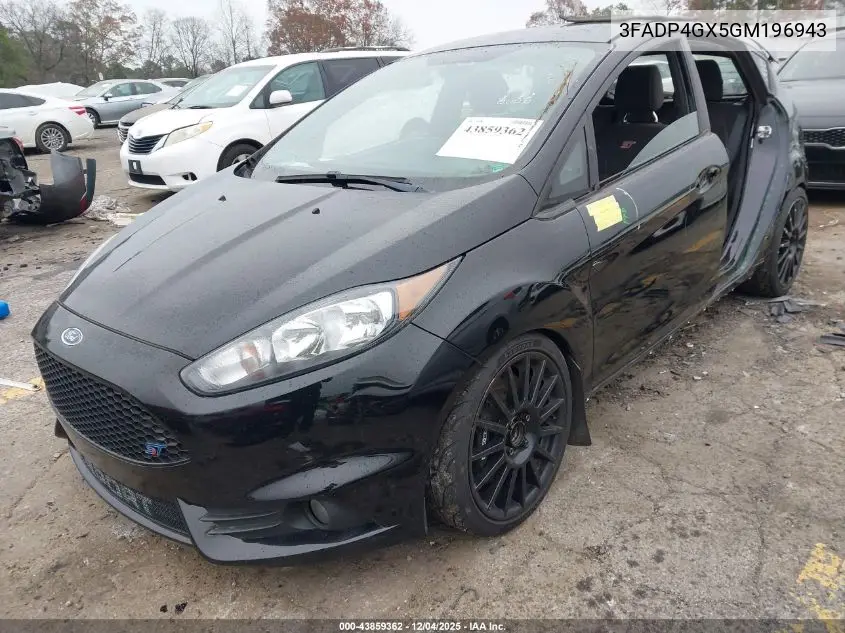 3FADP4GX5GM196943 2016 Ford Fiesta St