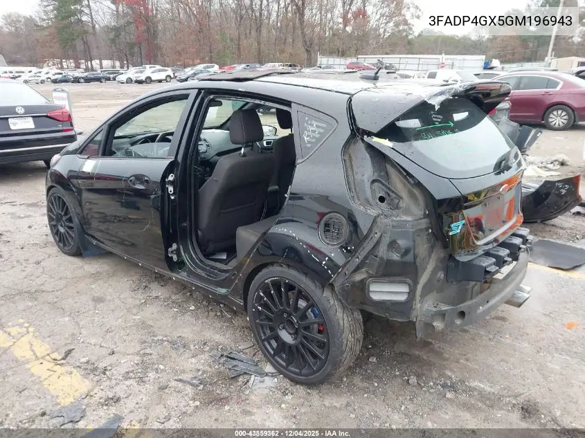 3FADP4GX5GM196943 2016 Ford Fiesta St