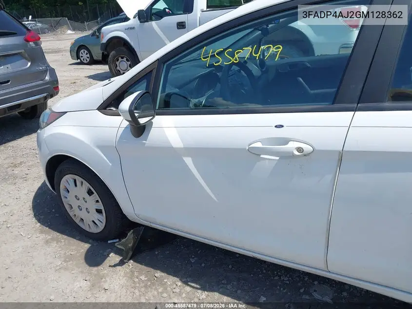 2016 Ford Fiesta S VIN: 3FADP4AJ2GM128362 Lot: 45587479