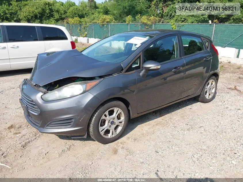 2016 Ford Fiesta Se VIN: 3FADP4EJ4GM156321 Lot: 45606107