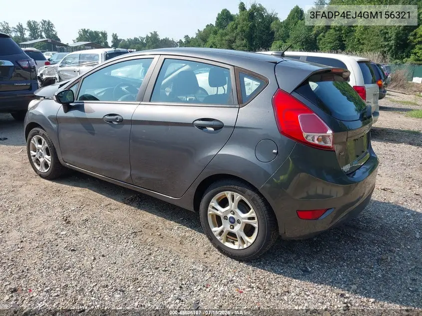2016 Ford Fiesta Se VIN: 3FADP4EJ4GM156321 Lot: 45606107