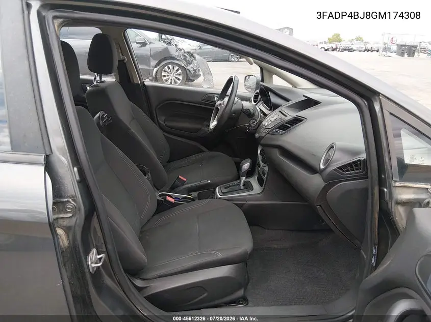 2016 Ford Fiesta Se VIN: 3FADP4BJ8GM174308 Lot: 45612326