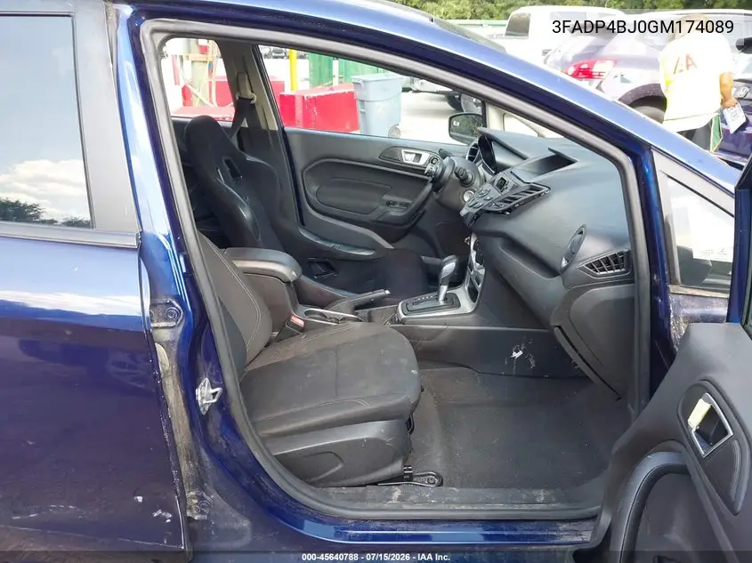 2016 Ford Fiesta Se VIN: 3FADP4BJ0GM174089 Lot: 45640788