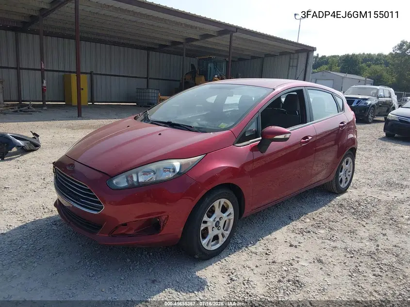 2016 Ford Fiesta Se VIN: 3FADP4EJ6GM155011 Lot: 45655367