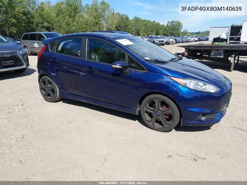 2016 Ford Fiesta St VIN: 3FADP4GX8GM140639 Lot: 45659807