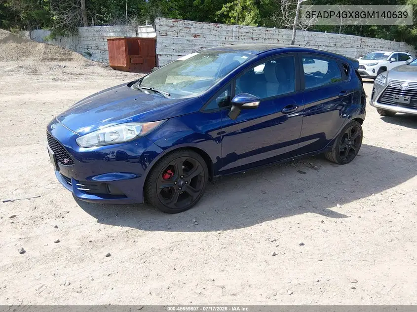 2016 Ford Fiesta St VIN: 3FADP4GX8GM140639 Lot: 45659807