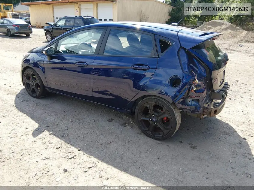2016 Ford Fiesta St VIN: 3FADP4GX8GM140639 Lot: 45659807