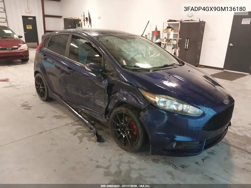 2016 Ford Fiesta St VIN: 3FADP4GX9GM136180 Lot: 45663602
