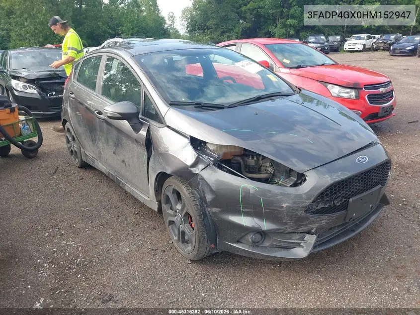 2017 Ford Fiesta St VIN: 3FADP4GX0HM152947 Lot: 45316282