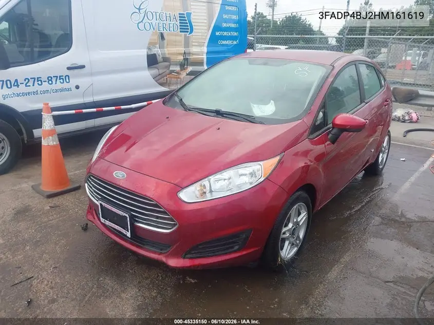 2017 Ford Fiesta Se VIN: 3FADP4BJ2HM161619 Lot: 45335150
