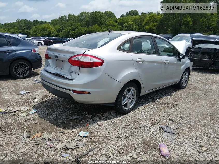 2017 Ford Fiesta Se VIN: 3FADP4BJXHM162887 Lot: 45595218