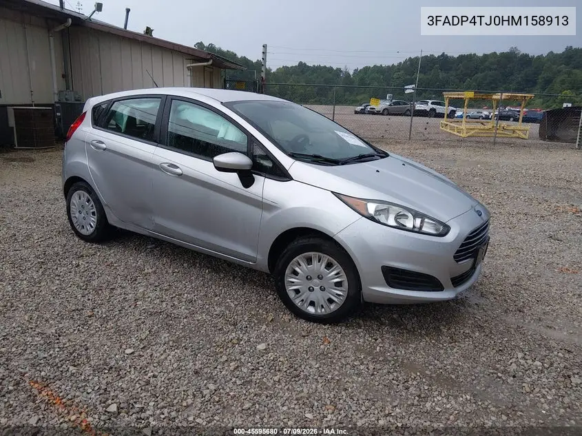 2017 Ford Fiesta S VIN: 3FADP4TJ0HM158913 Lot: 45595680