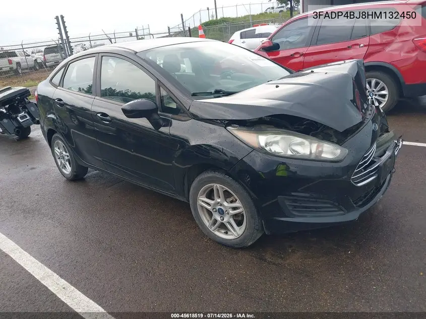 2017 Ford Fiesta Se VIN: 3FADP4BJ8HM132450 Lot: 45618519