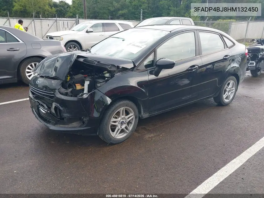 2017 Ford Fiesta Se VIN: 3FADP4BJ8HM132450 Lot: 45618519