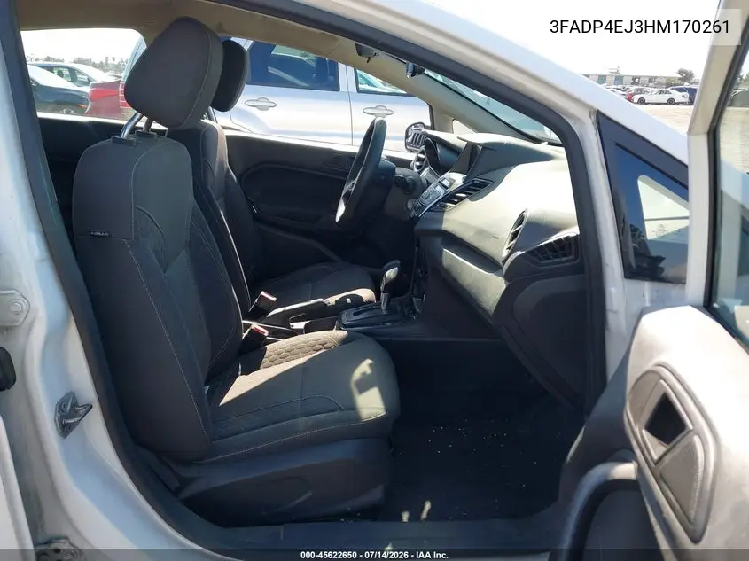 2017 Ford Fiesta Se VIN: 3FADP4EJ3HM170261 Lot: 45622650