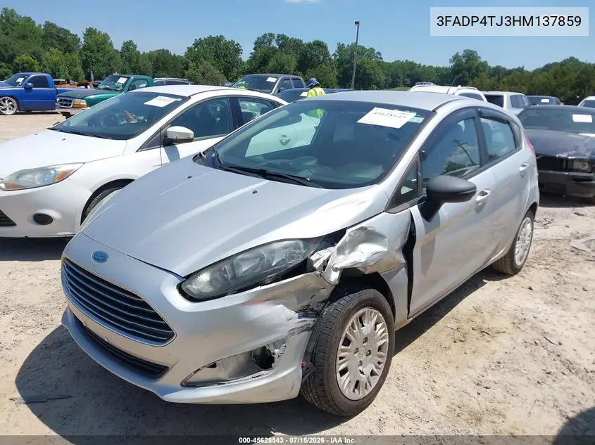 2017 Ford Fiesta S VIN: 3FADP4TJ3HM137859 Lot: 45628543
