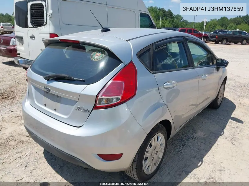2017 Ford Fiesta S VIN: 3FADP4TJ3HM137859 Lot: 45628543