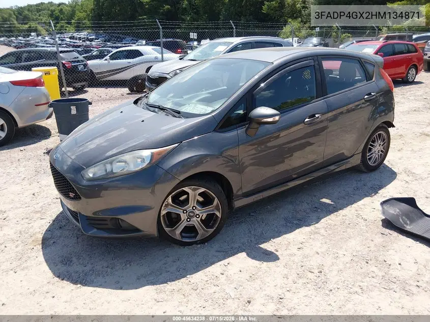 2017 Ford Fiesta St VIN: 3FADP4GX2HM134871 Lot: 45634238