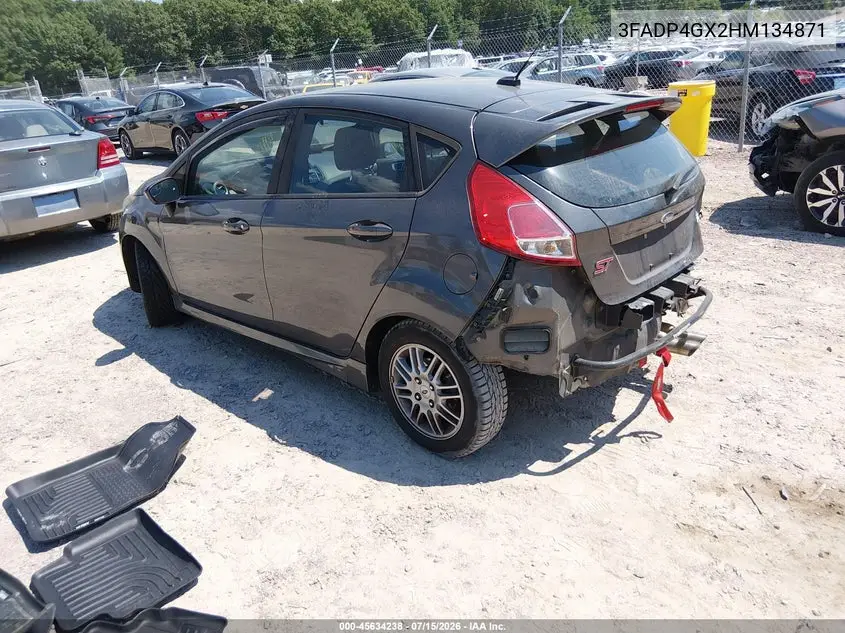 2017 Ford Fiesta St VIN: 3FADP4GX2HM134871 Lot: 45634238