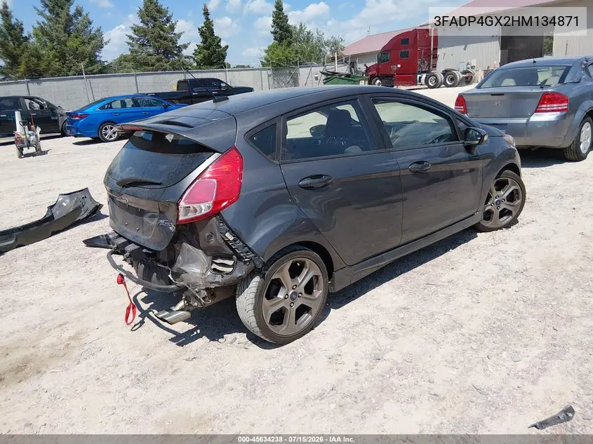 2017 Ford Fiesta St VIN: 3FADP4GX2HM134871 Lot: 45634238