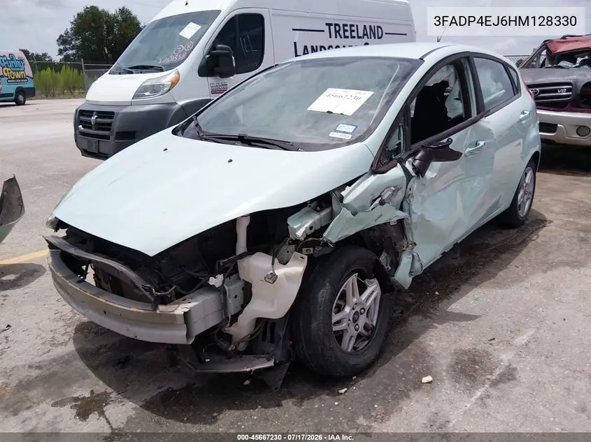 2017 Ford Fiesta Se VIN: 3FADP4EJ6HM128330 Lot: 45667230