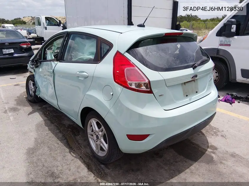 2017 Ford Fiesta Se VIN: 3FADP4EJ6HM128330 Lot: 45667230