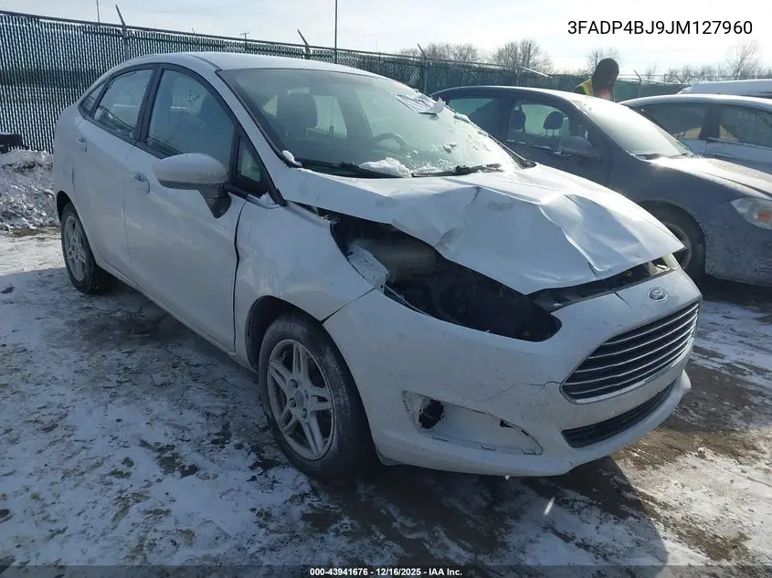 3FADP4BJ9JM127960 2018 Ford Fiesta Se