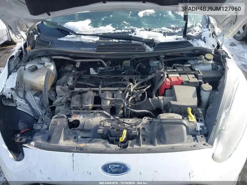 3FADP4BJ9JM127960 2018 Ford Fiesta Se