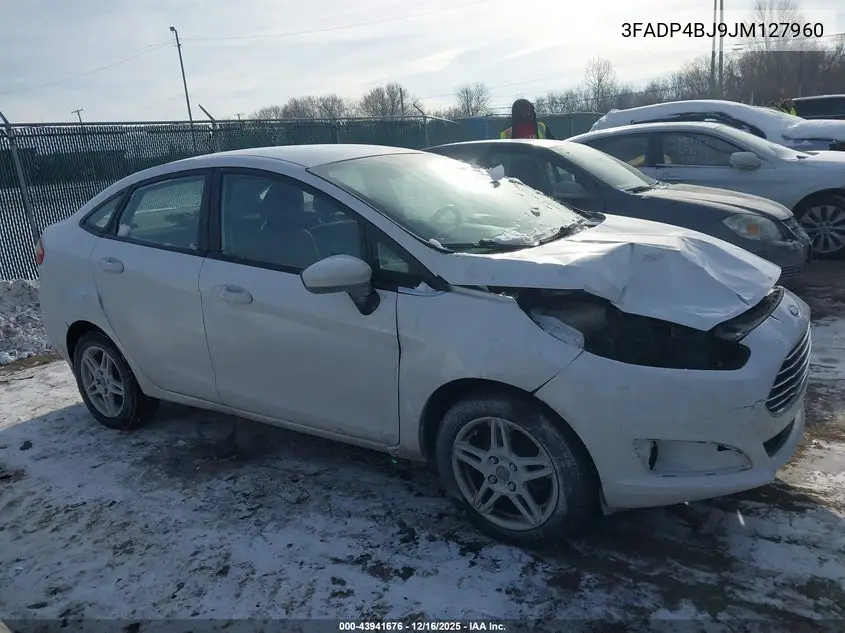 3FADP4BJ9JM127960 2018 Ford Fiesta Se