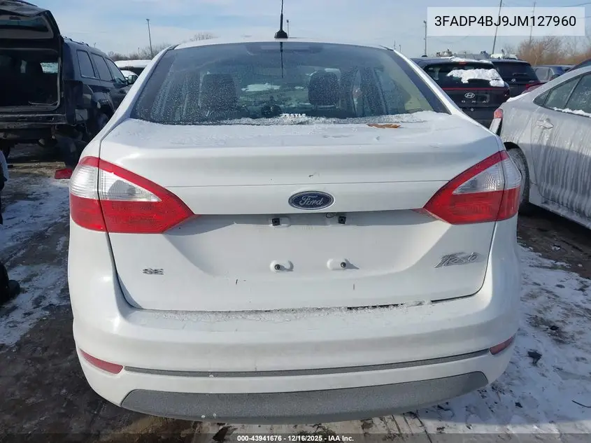 3FADP4BJ9JM127960 2018 Ford Fiesta Se