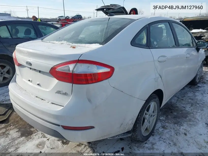 3FADP4BJ9JM127960 2018 Ford Fiesta Se