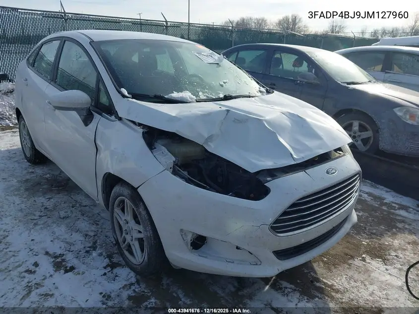 3FADP4BJ9JM127960 2018 Ford Fiesta Se