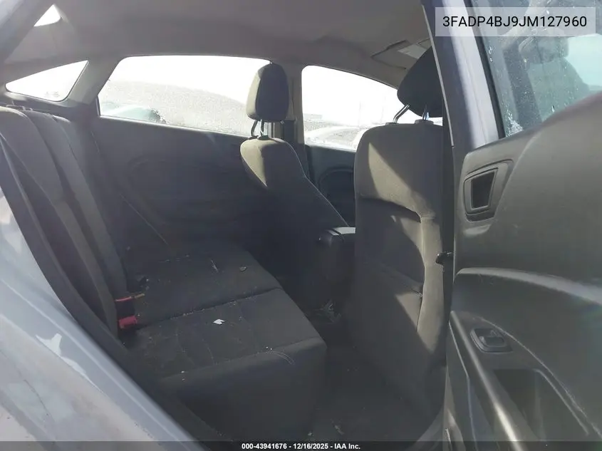 3FADP4BJ9JM127960 2018 Ford Fiesta Se
