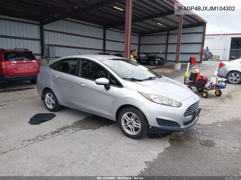 2018 Ford Fiesta Se VIN: 3FADP4BJXJM104302 Lot: 45326989