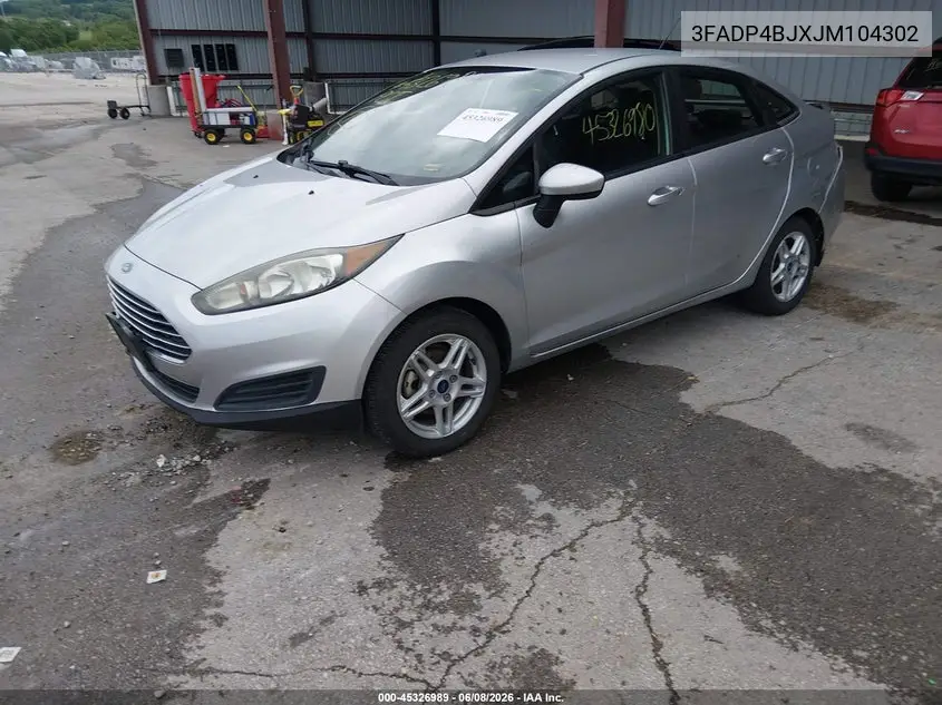 2018 Ford Fiesta Se VIN: 3FADP4BJXJM104302 Lot: 45326989