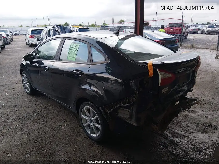 2018 Ford Fiesta Se VIN: 3FADP4BJ8JM119784 Lot: 45354308
