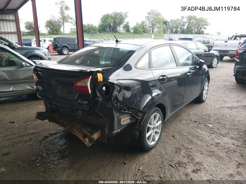 2018 Ford Fiesta Se VIN: 3FADP4BJ8JM119784 Lot: 45354308