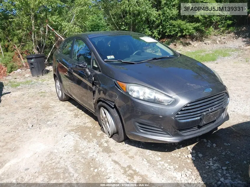 2018 Ford Fiesta Se VIN: 3FADP4BJ5JM139331 Lot: 45552656