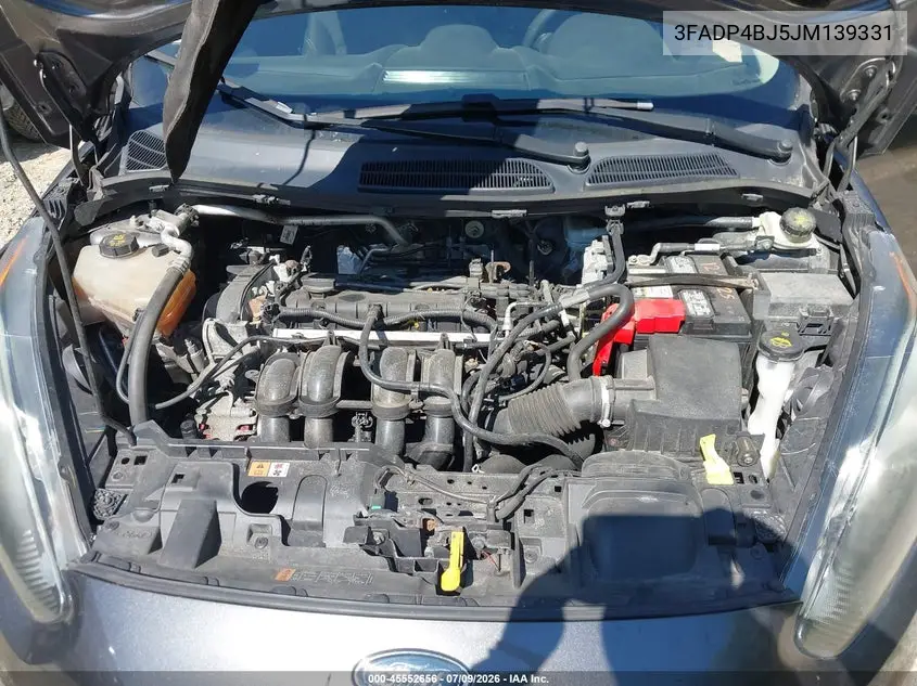2018 Ford Fiesta Se VIN: 3FADP4BJ5JM139331 Lot: 45552656