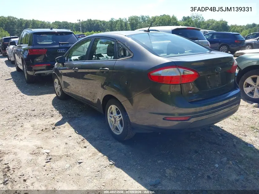 2018 Ford Fiesta Se VIN: 3FADP4BJ5JM139331 Lot: 45552656