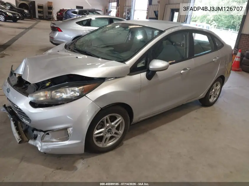 2018 Ford Fiesta Se VIN: 3FADP4BJ3JM126707 Lot: 45599185