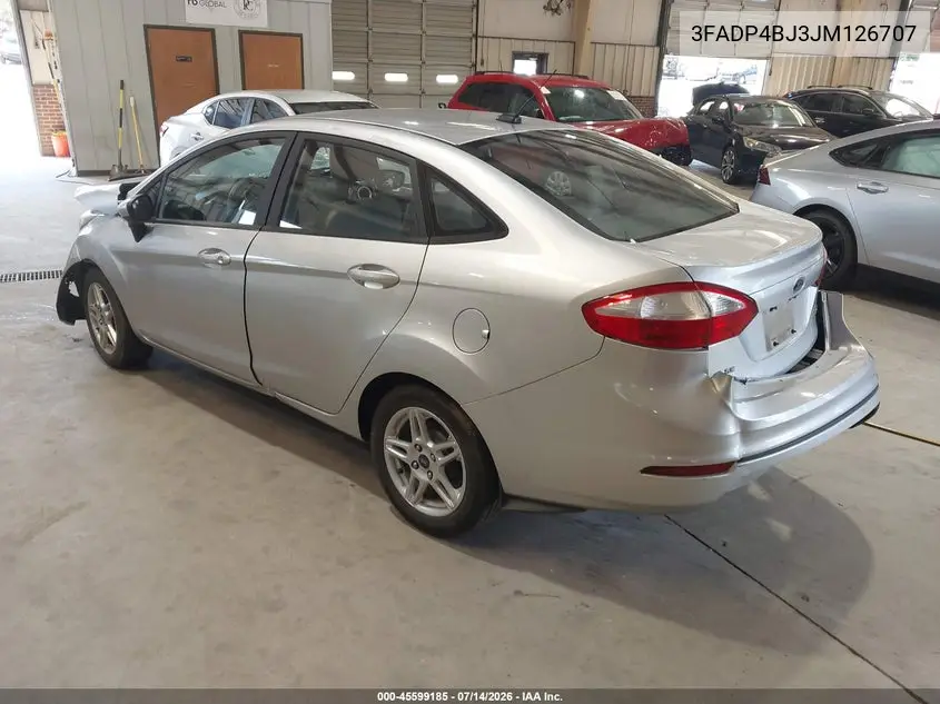 2018 Ford Fiesta Se VIN: 3FADP4BJ3JM126707 Lot: 45599185