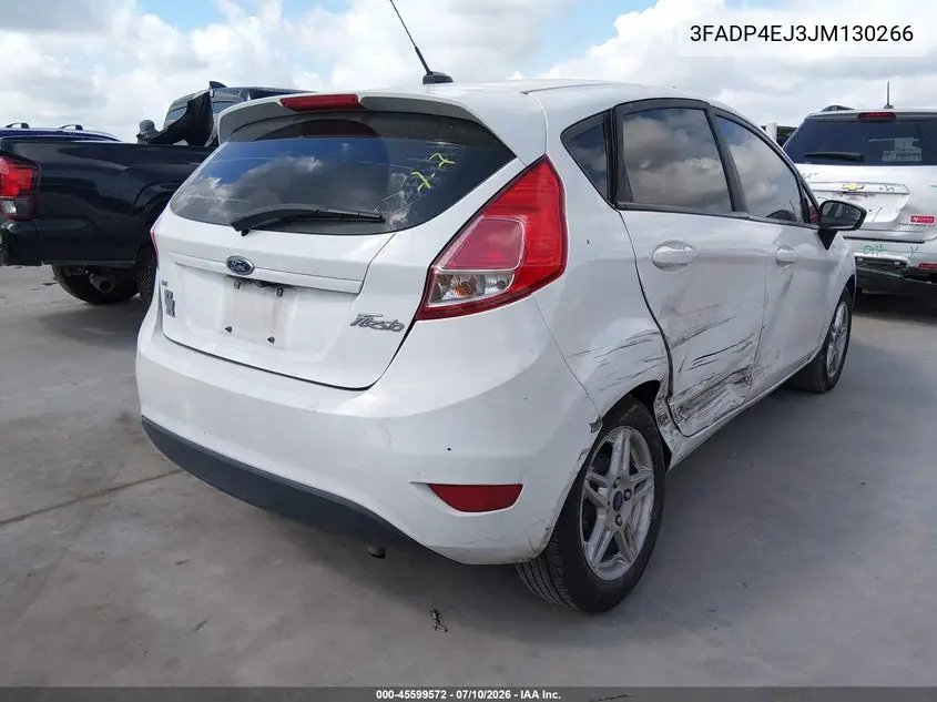 2018 Ford Fiesta Se VIN: 3FADP4EJ3JM130266 Lot: 45599572