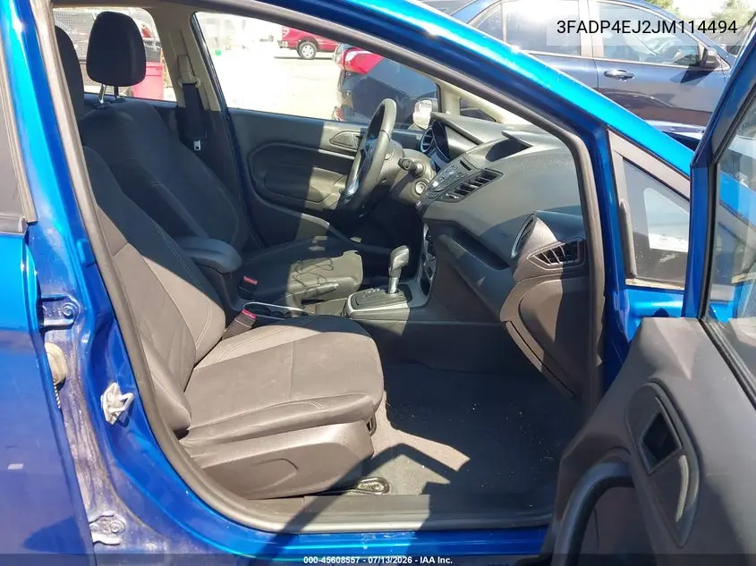 2018 Ford Fiesta Se VIN: 3FADP4EJ2JM114494 Lot: 45608557